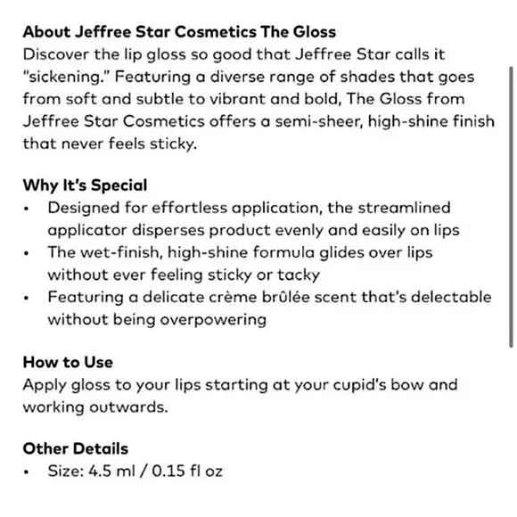 THE GLOSS by Jeffree Star - Picture 3 of 3